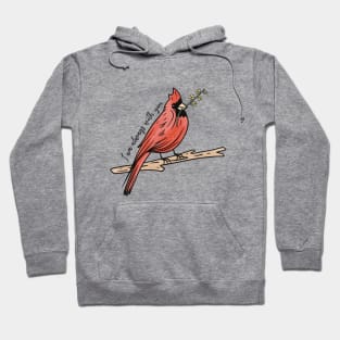 Cardinal | Forget-Me-Not Flower | “I am always with you” Hoodie